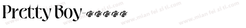 Pretty Boy字体转换